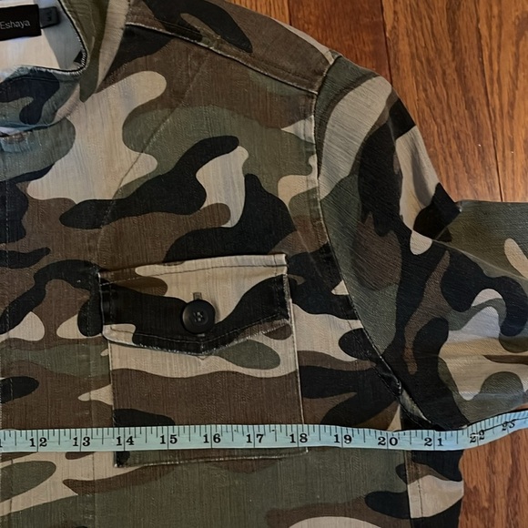 JET by John Eshaya | Camo Zip Up Jacket Size M/L Streetwear Military Utility - Picture 8 of 9